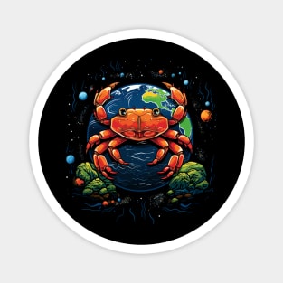Crab Earth Day Magnet
